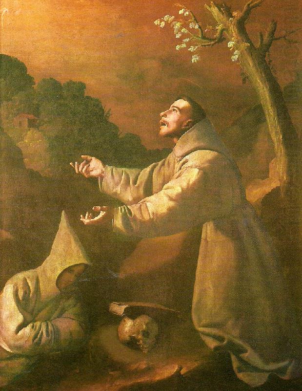 stigmatization of st, Francisco de Zurbaran